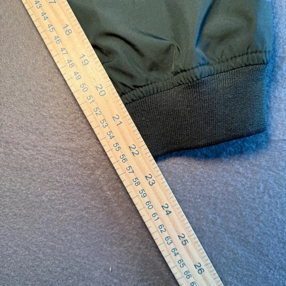IZOD XFG Mens XXL Forest Green V-Neck Windbreaker Pullover Golf Jacket RN 36543